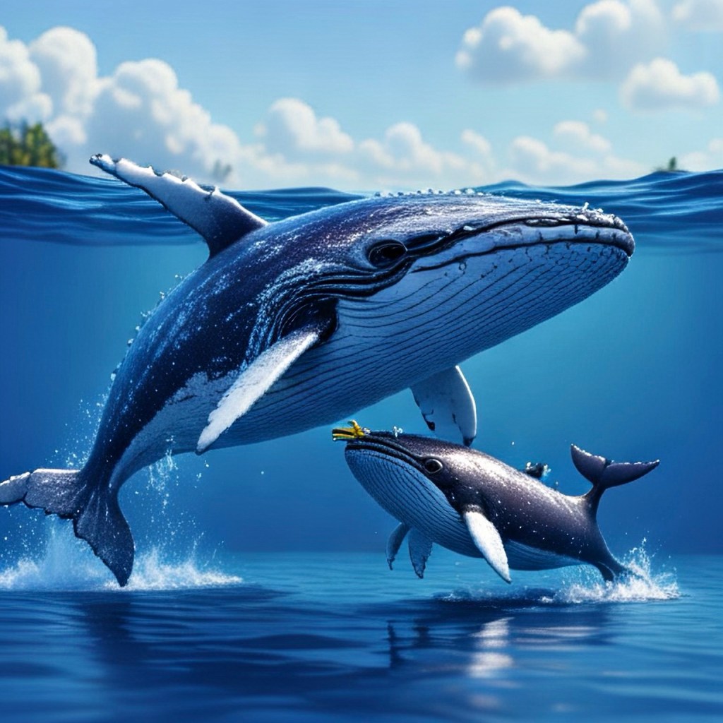 Video of Two Humpback Whales